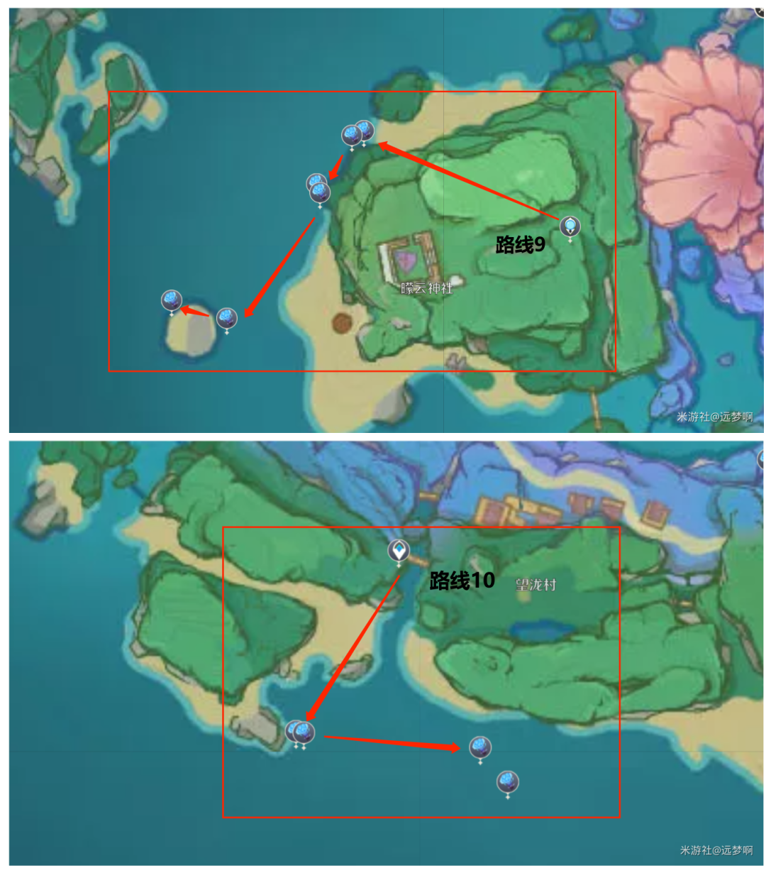 《原神》2.8海灵芝采集路线汇总2022