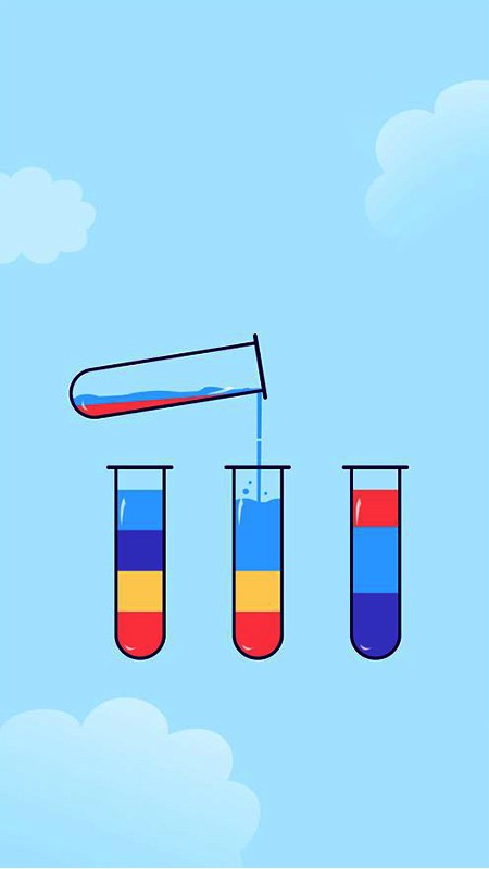 液体颜色水排序游戏下载