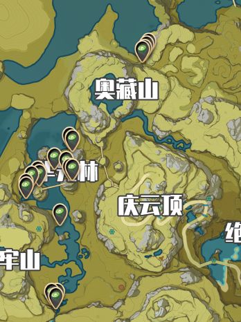 《原神》2022莲蓬地图采集点分享