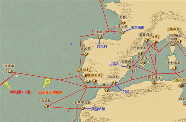 梦回大航海所有船员位置大全图2