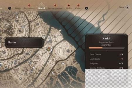 刺客信条幻景卡尔克区巴格达传说位置一览图1
