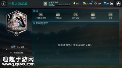 FIFA足球世界守门员什么天赋加成好图1