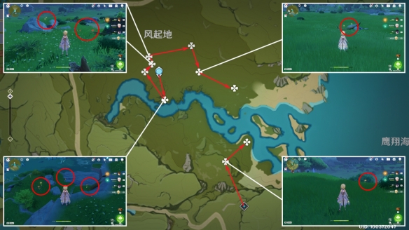 原神3.8风车菊怎么收集 3.8风车菊收集路线一览图2