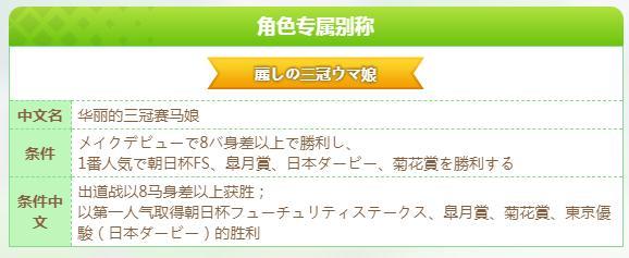 闪耀优俊少女富士奇迹华丽的三冠赛马娘称号获得方法攻略图2