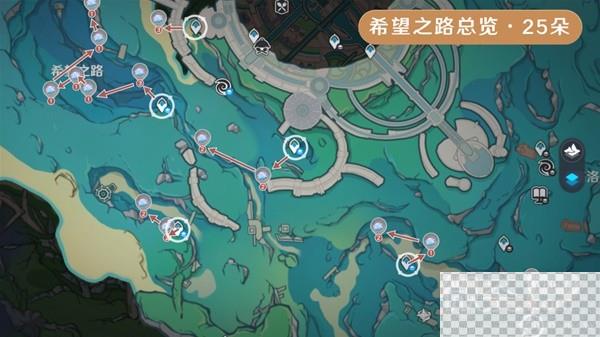 原神海露花采集路线一览图8