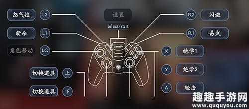流星蝴蝶剑手游手柄按键操作介绍图1